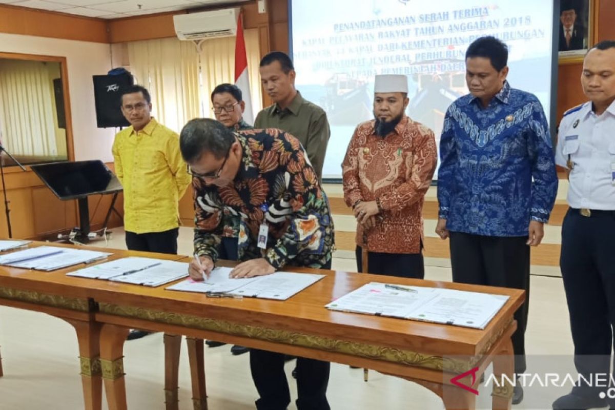 Kemenhub hibahkan 44 kapal Pelra ke Pemda