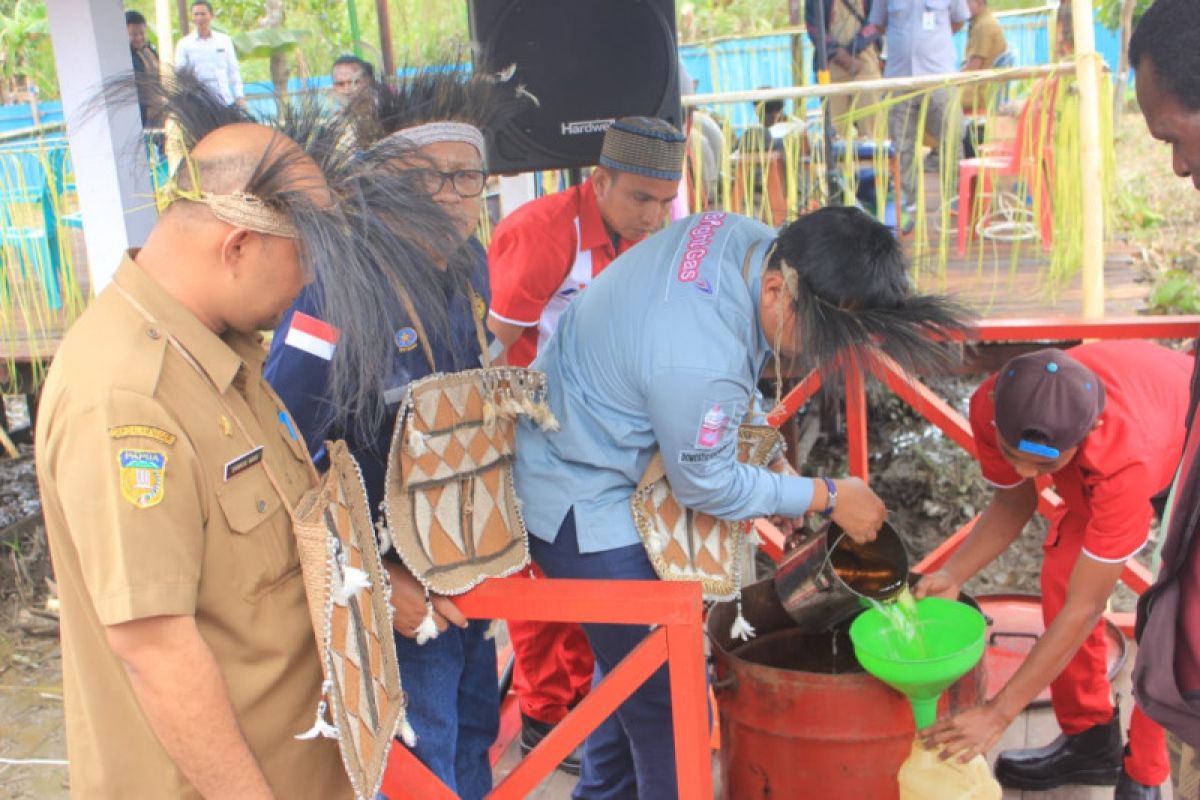 Pertamina operasionalkan SPBU Satu Harga di Sawa Erma