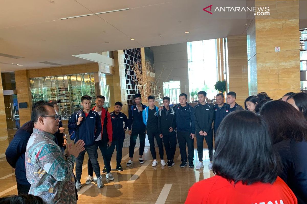 Pebulu tangkis Indonesia tiba di Suzhou ikuti kejuaraan junior Asia