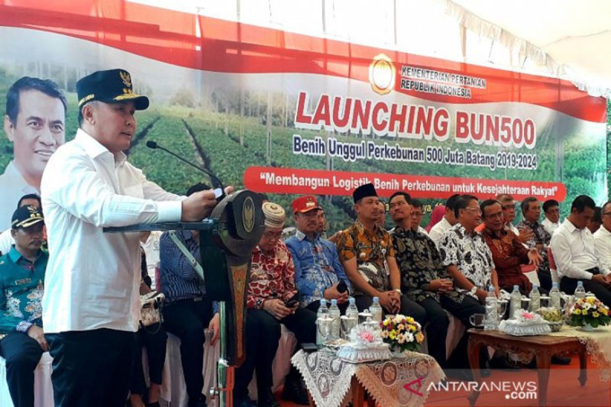 Gubernur: Program  benih  500 juta batang  di Kalteng sudah tepat