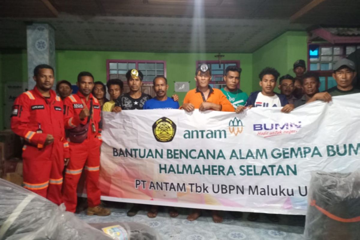 Antam respon tanggap bencana gempa Maluku Utara