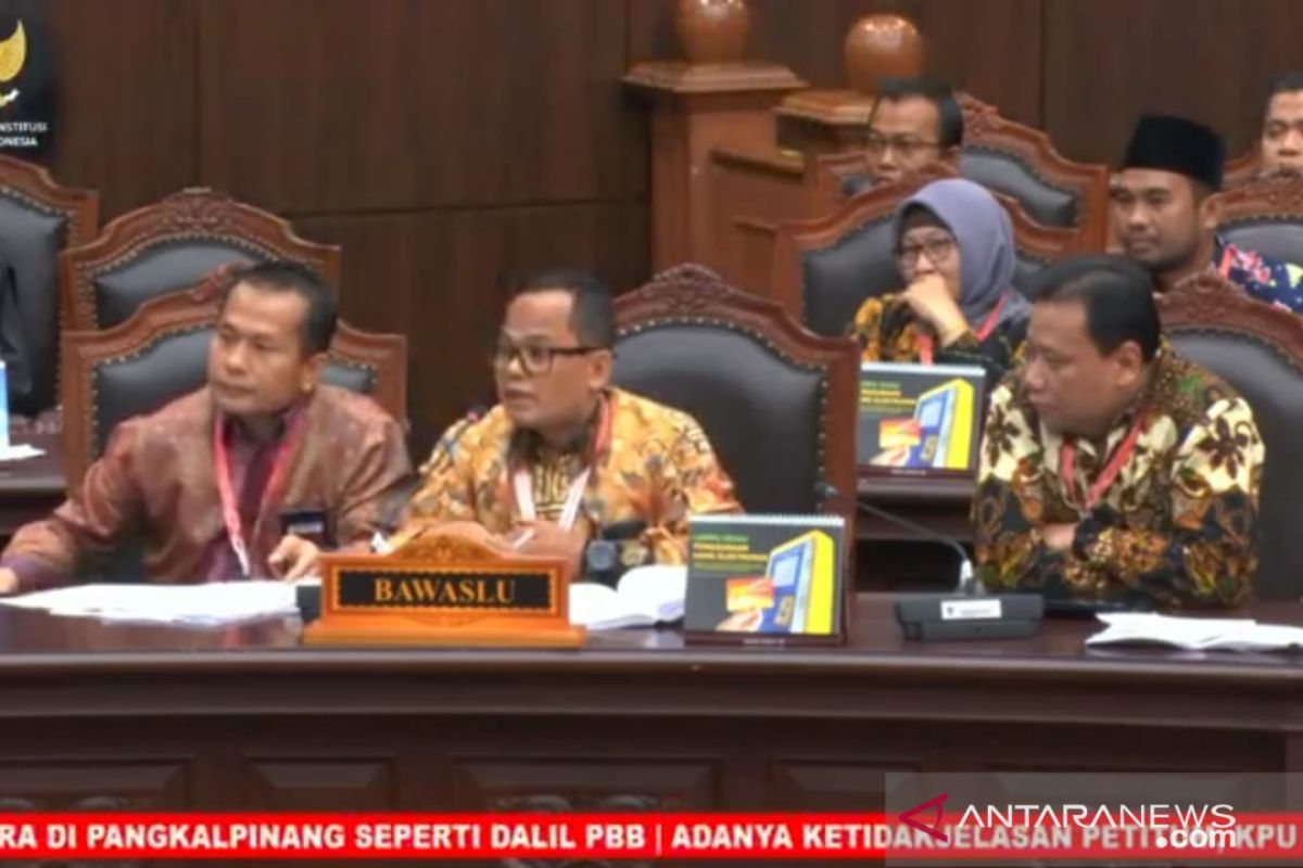 Sidang sengketa Pemilu MK hadirkan Bawaslu Bengkalis