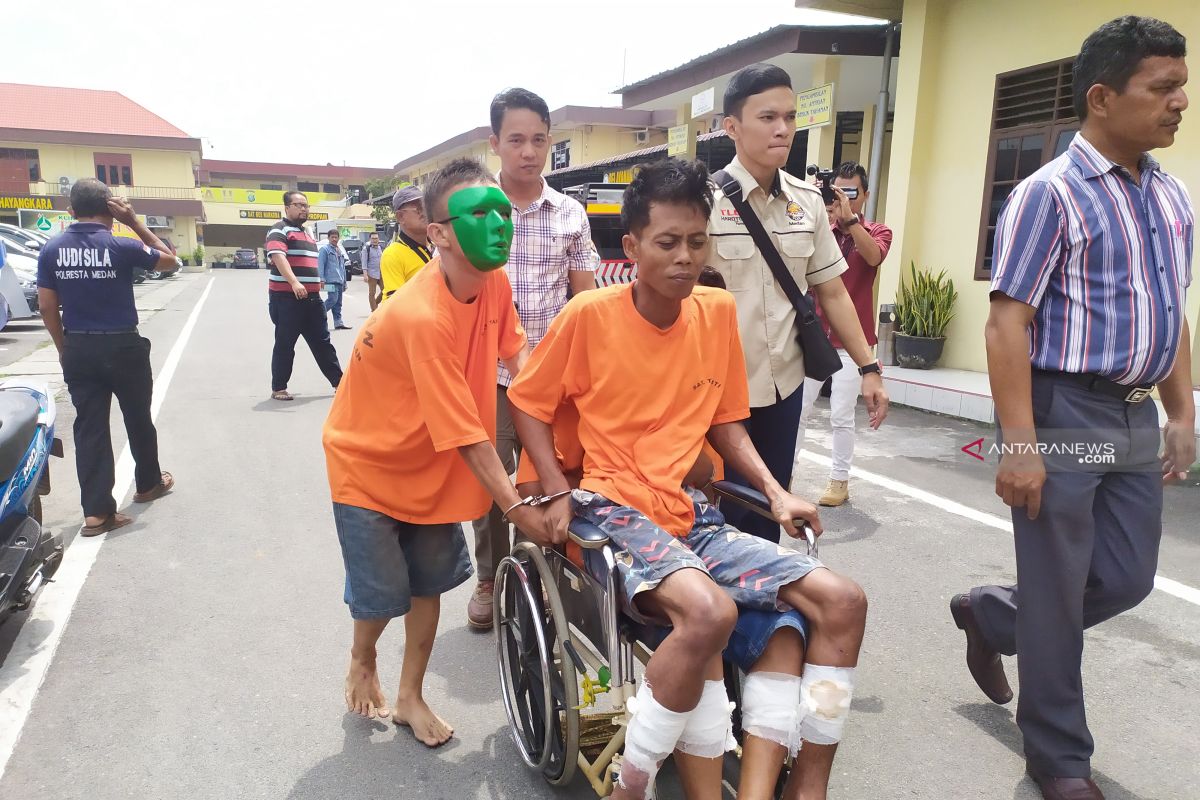 Polisi tembak komplotan pelaku 'Becak Hantu' di Medan