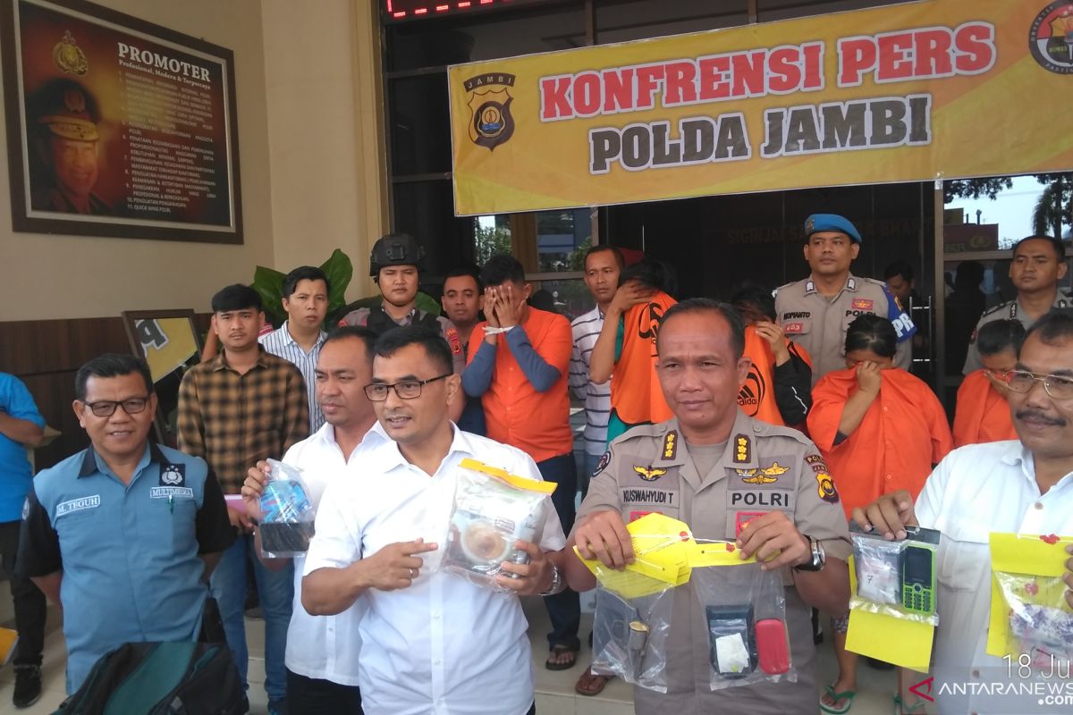 Polda Jambi tangkap anggota sindikat sabu jaringan Malaysia