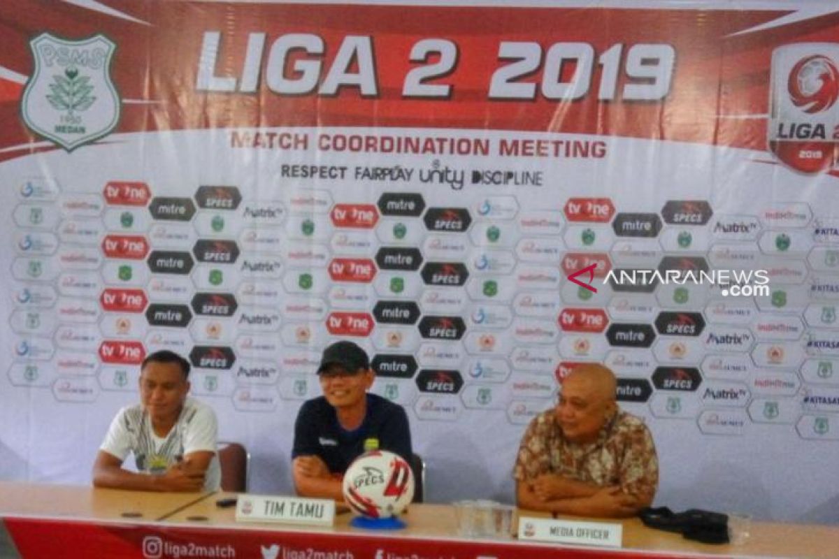 Blitar United merendah hadapi tuan rumah PSMS