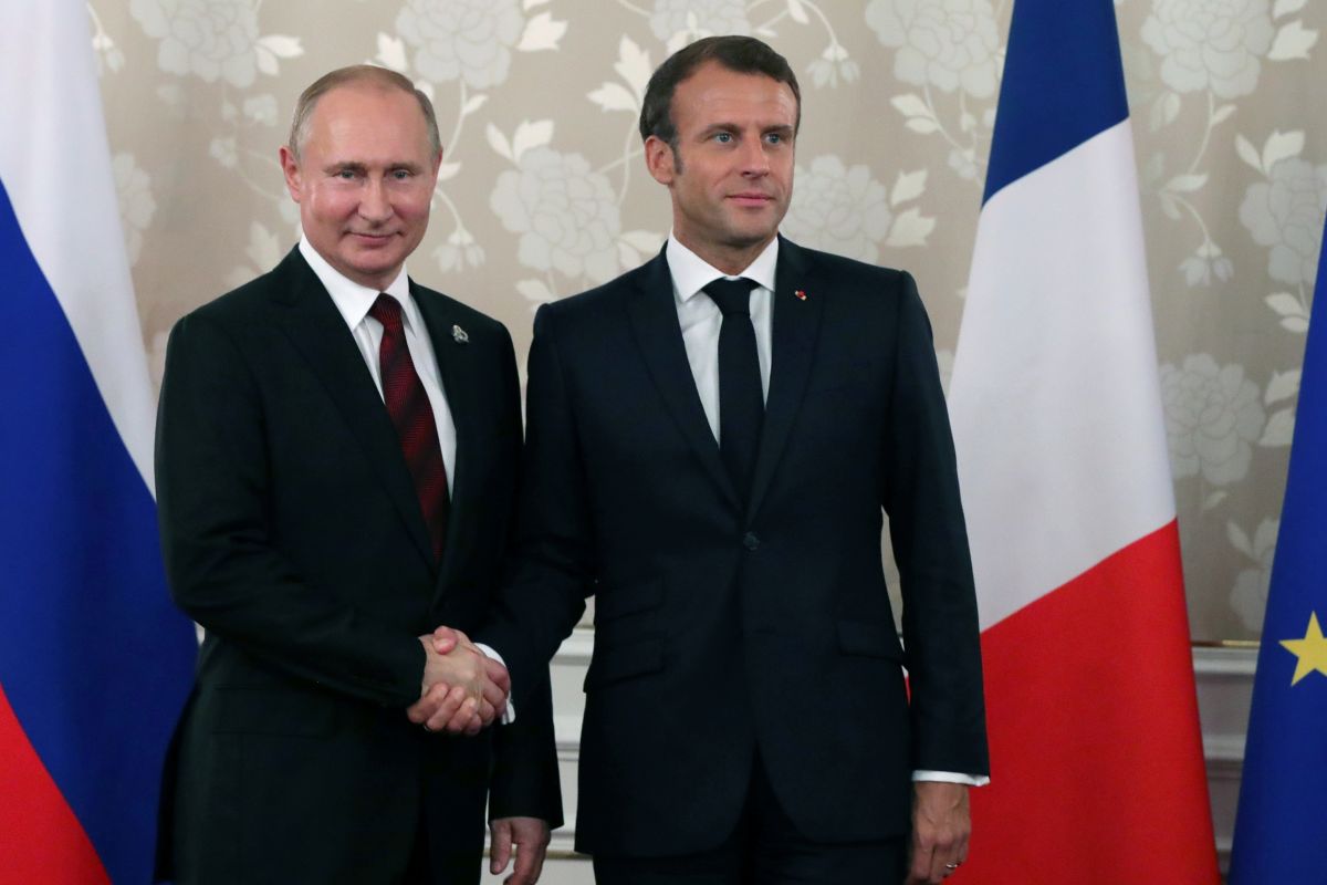 Macron harapkan kembalinya Rusia ke G8 dapat selesaikan krisis Ukraina