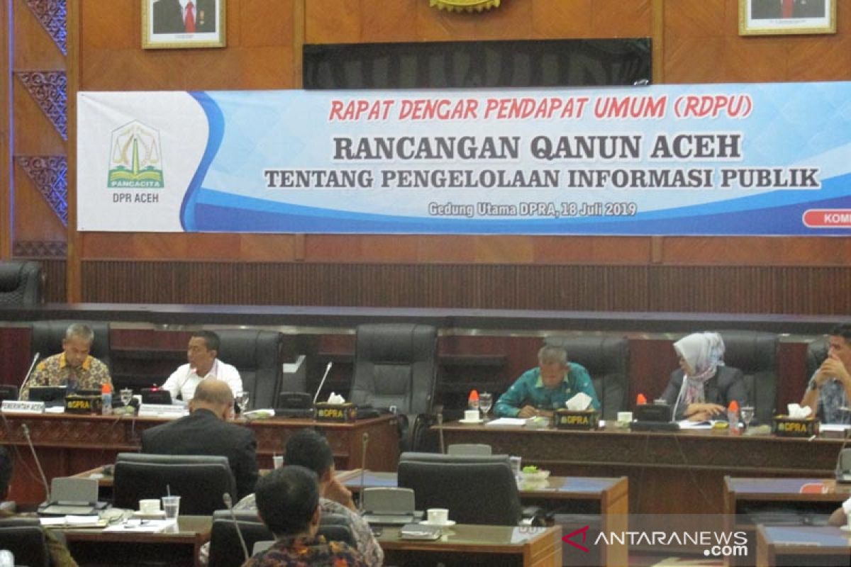 Parlementaria - DPRA:  Aceh butuh qanun informasi publik