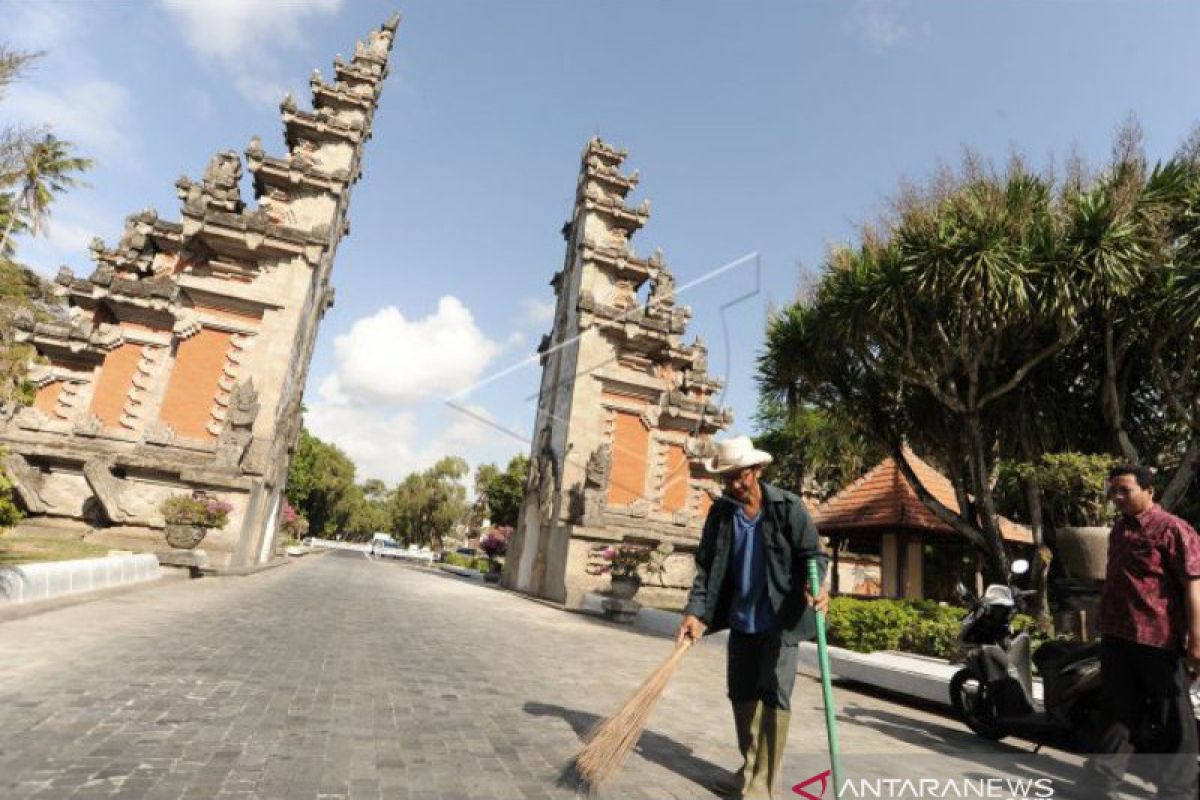 Pascagempa Gapura The Nusa Dua mulai diperbaiki