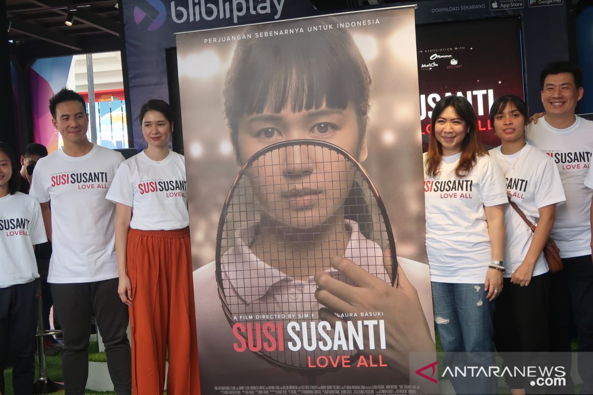 "Susi Susanti - Love All.",  Kisah Susi Susanti diangkat ke layar lebar