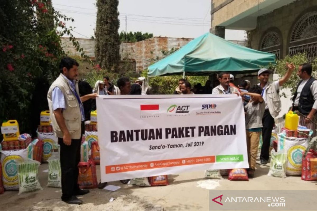 ACT salurkan bantuan pangan untuk warga San'a Yaman