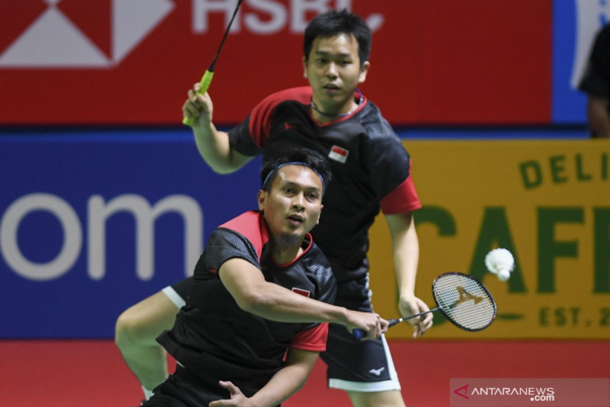 Mohammad Ahsan/Hendra Setiawan melaju ke babak semifinal Indonesia Open 2019