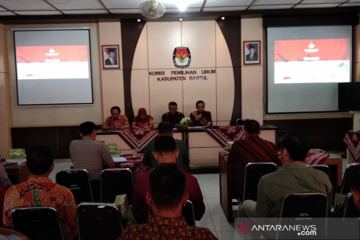 KPU Bantul mengevaluasi fasilitasi kampanye Pemilu 2019