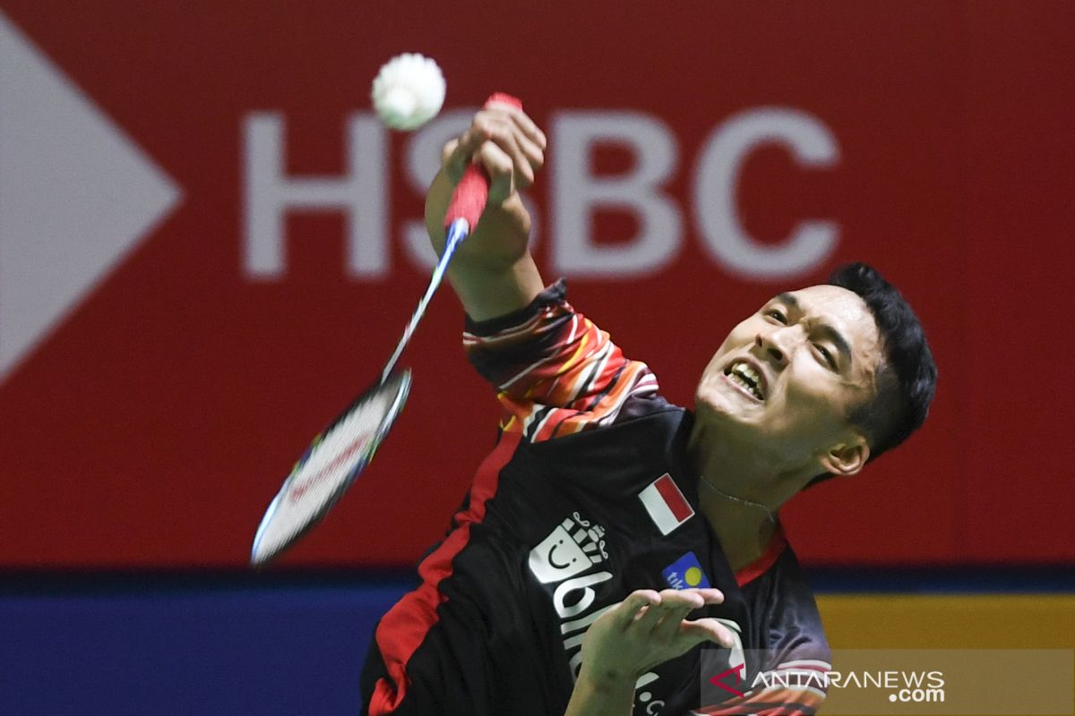 Jojo bertemu Kento Momota di Final Japan Open