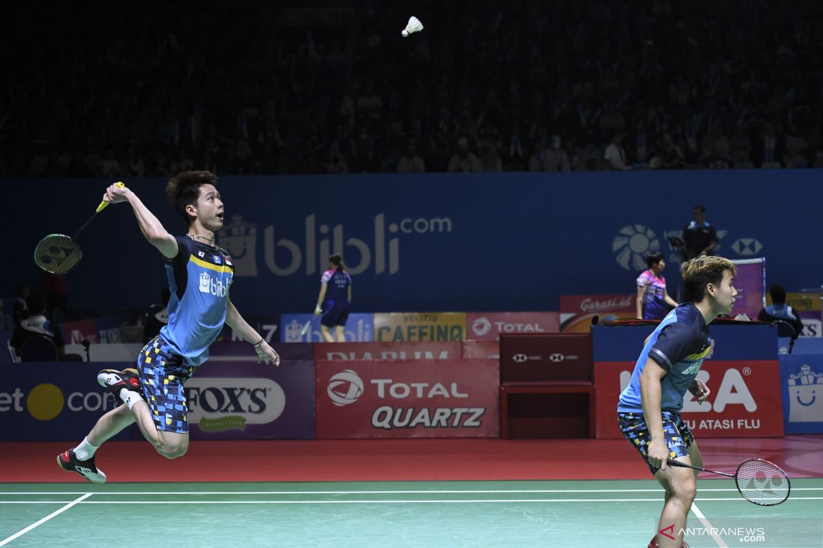 Kevin/Marcus tantang unggulan ketiga China di semifinal Indonesia Open 2019