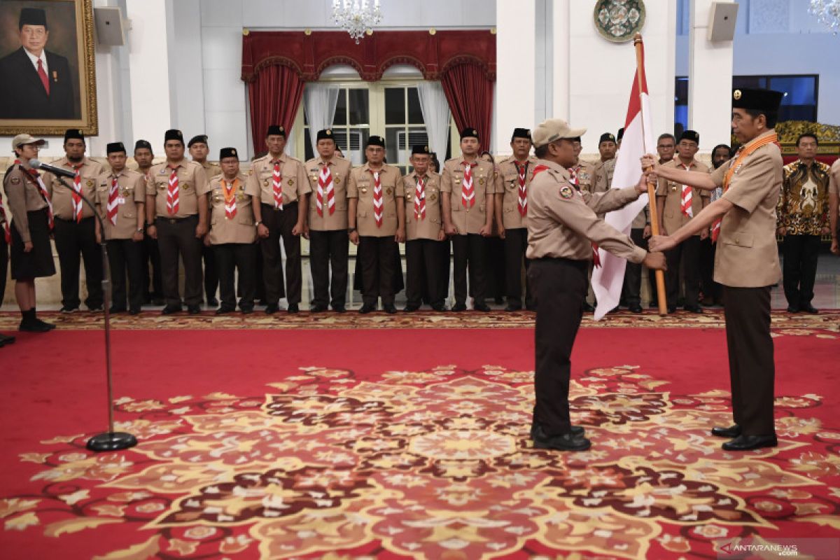 Presiden Jokowi Lepas Pramuka Indonesia Ke Jambore Kepanduan Dunia ...