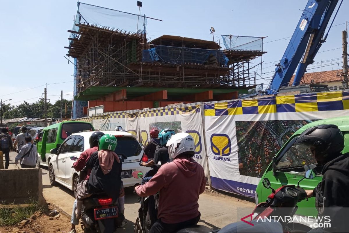 Pembangunan jalan layang RE Marthadinata di Bogor ada kendala ini