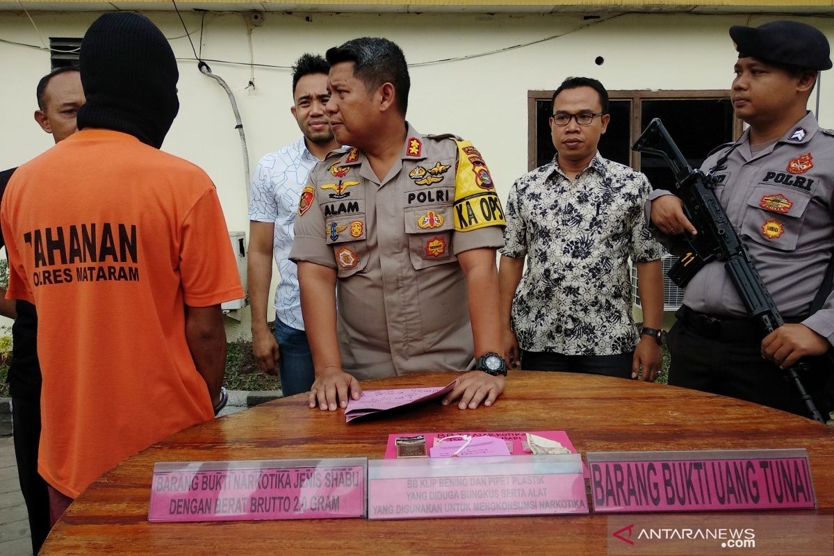 Pengedar sabu di kawasan Terminal Mandalika dibekuk