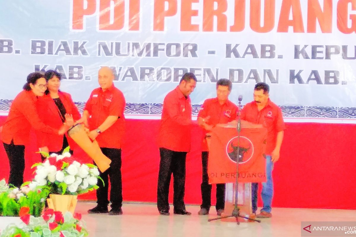 Konfercab PDIP serentak empat kabupaten berlangsung di Biak