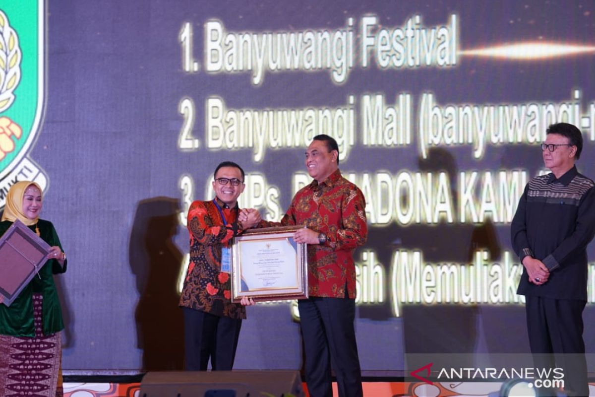 Lima inovasi Banyuwangi mendapat penghargaan TOP 99