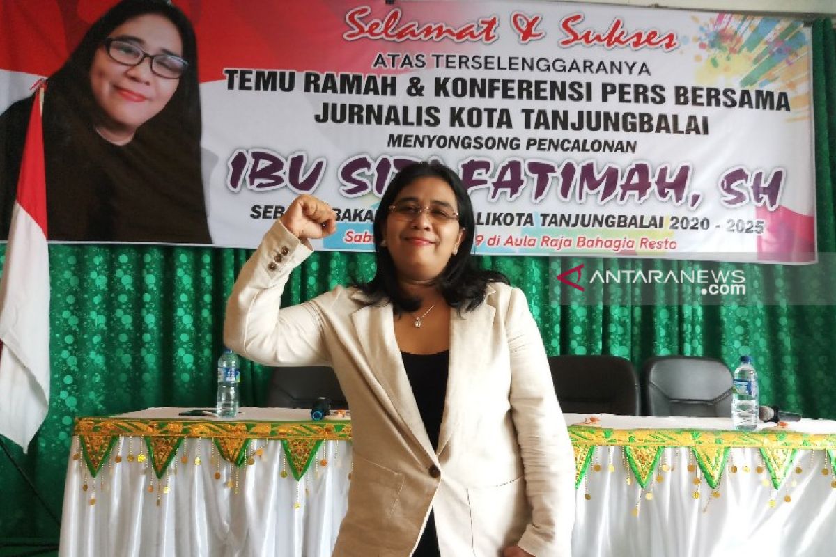 Siti Fatimah menyatakan maju Pilkada Tanjungbalai 2020