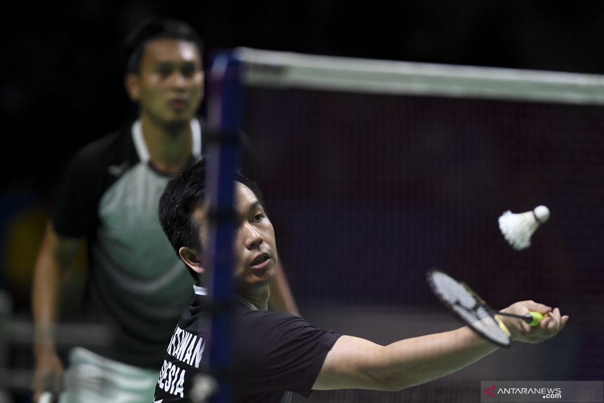 Hendra-Ahsan bertemu pasangan Korsel di perempat final Japan Open