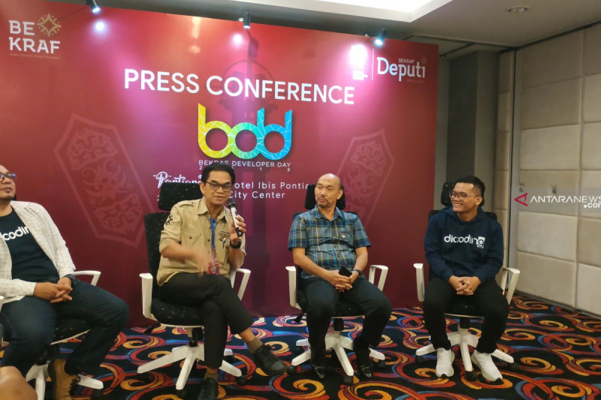 Bekraf dorong kontribusi industri kreatif digital di Kalimantan Barat