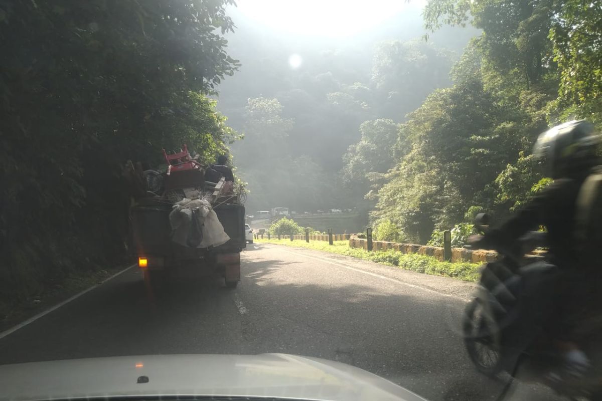 Macet di Silaing Kariang