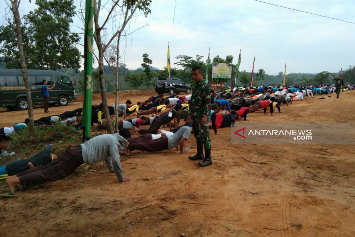 TNI tanamkan jiwa patriotisme kepada ratusan Pramuka Saka Wira Kartika