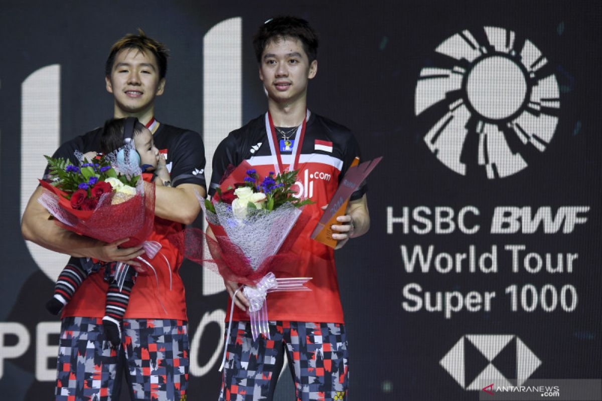 Cidera, juara ganda putra Thailand Open absen dari Kejuaraan Dunia BWF 2019