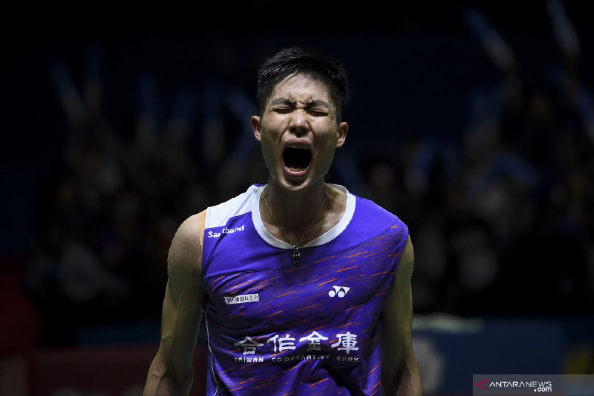 Taiwan's shuttler wins men's singles at Indonesia Open