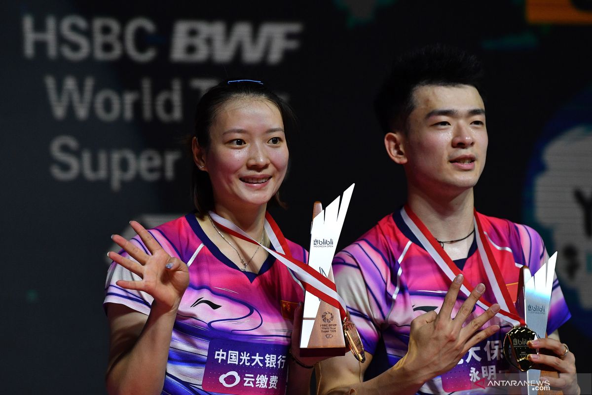 Fuzhou Open: Juara bertahan ganda campuran dan ganda putri tumbang