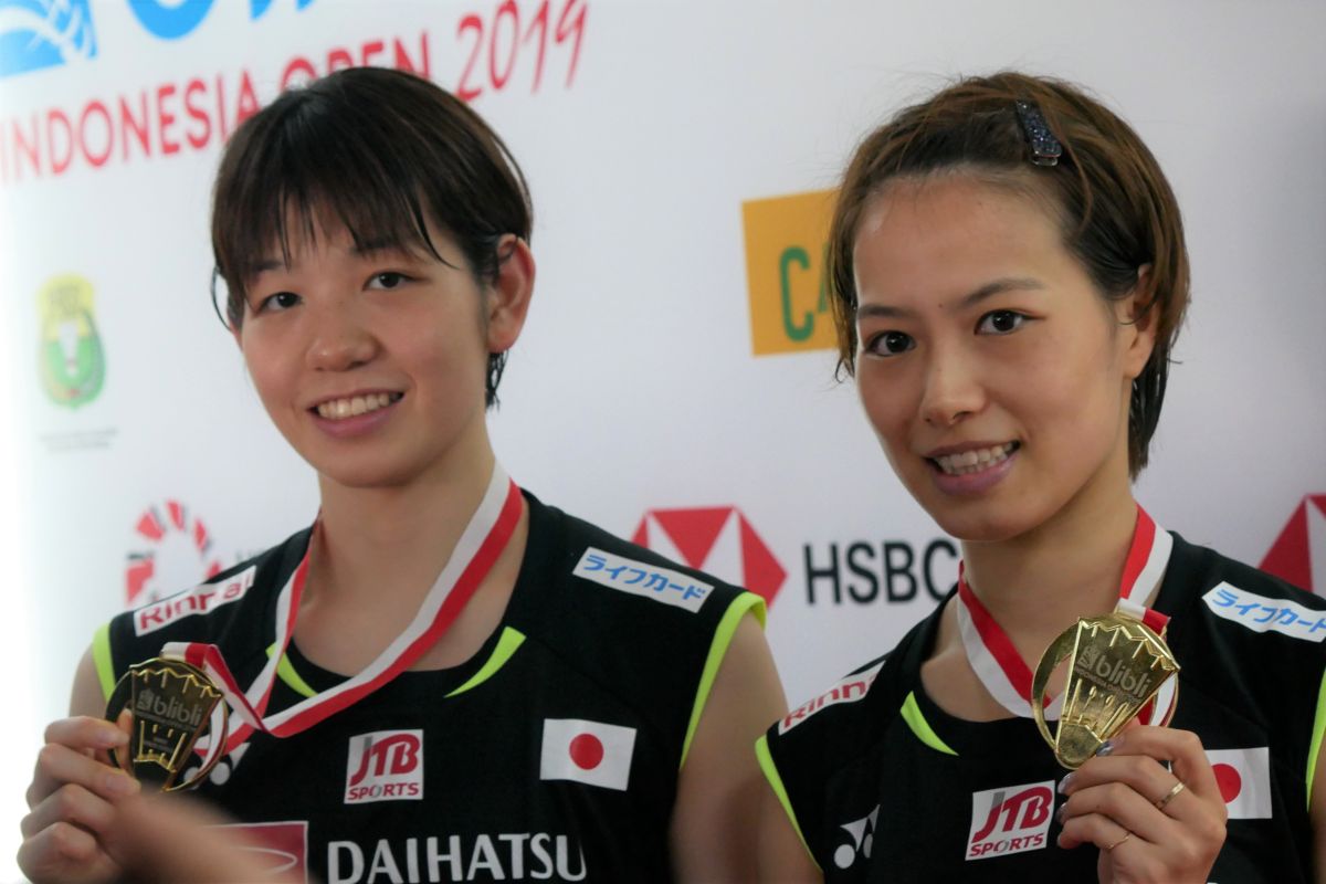 Indonesia Open 2019 -- Fukushima/Hirota juara ganda putri
