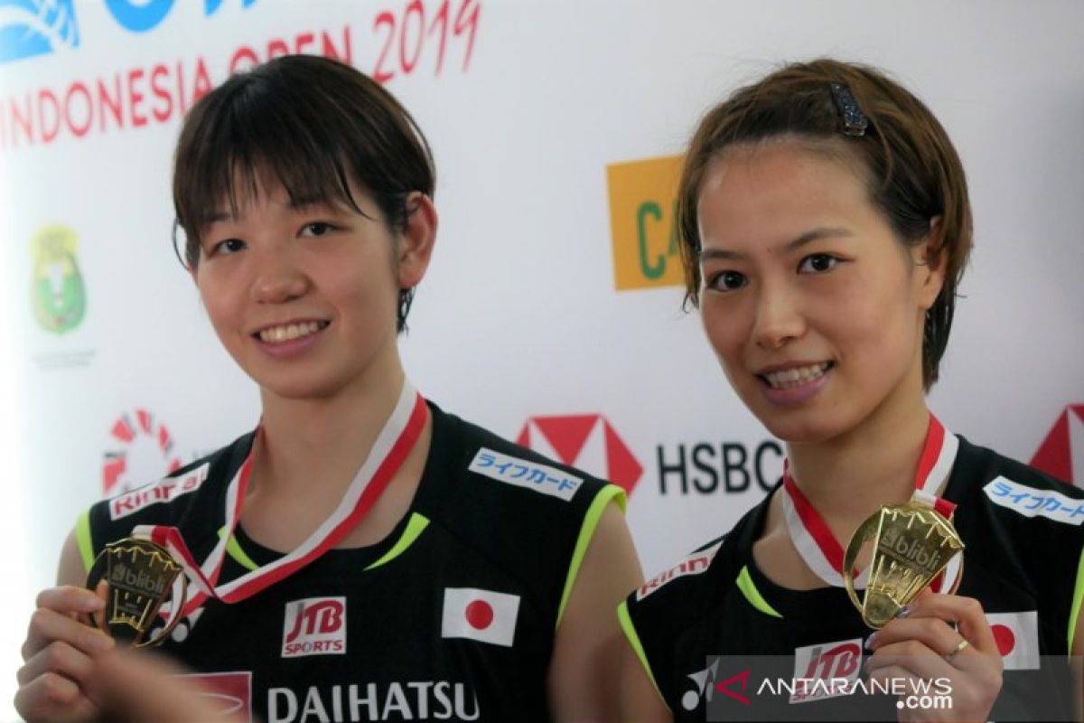 Tiga ganda putri Jepang di semi final All England 2021