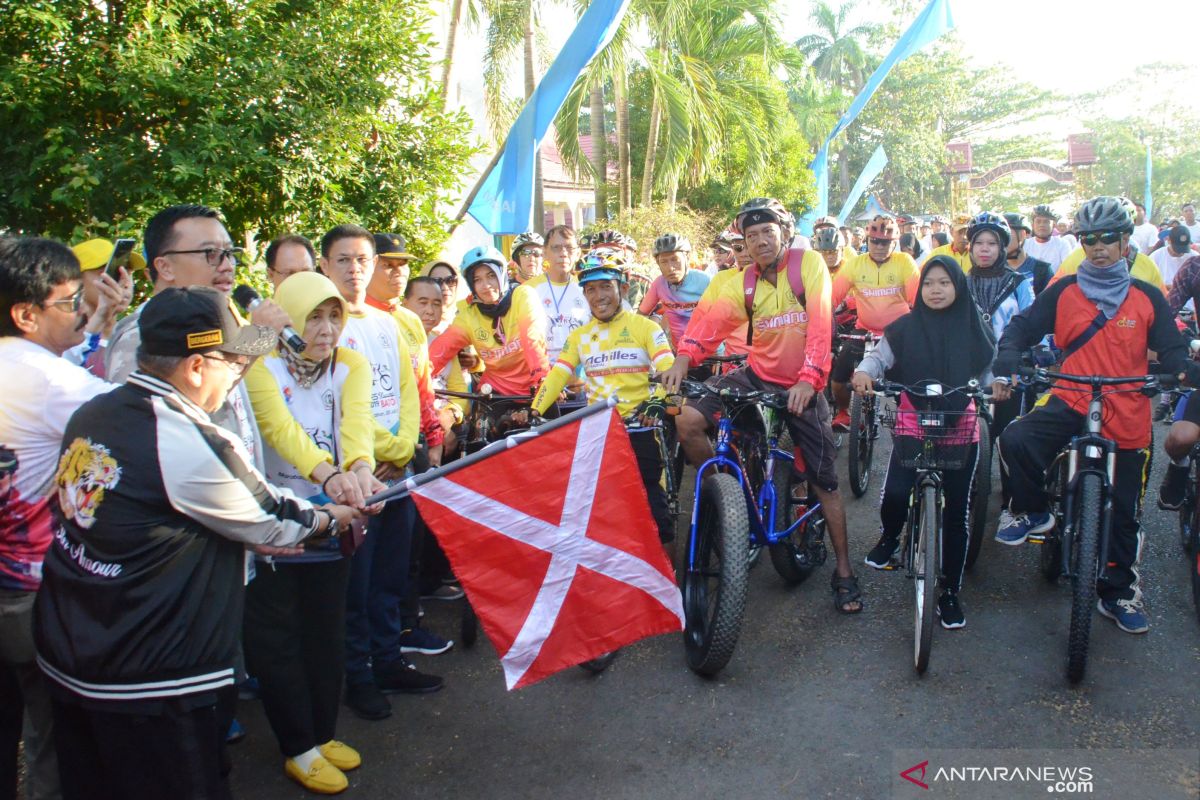 Gowes Nusantara with Sport Minister in Batola