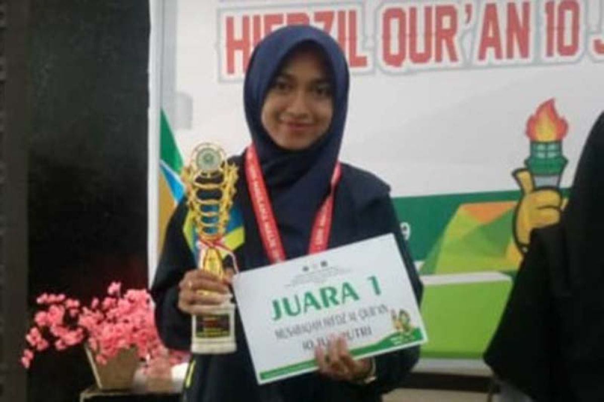 Khairun Nasyrah, Mahasiswi Aceh Juara Hifdzil Quran Pionir IX se-Indonesia