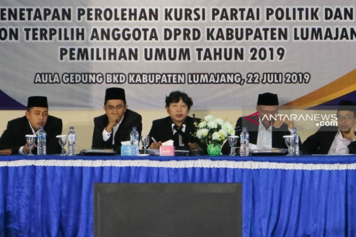 KPU Kabupaten Lumajang tetapkan calon anggota DPRD terpilih