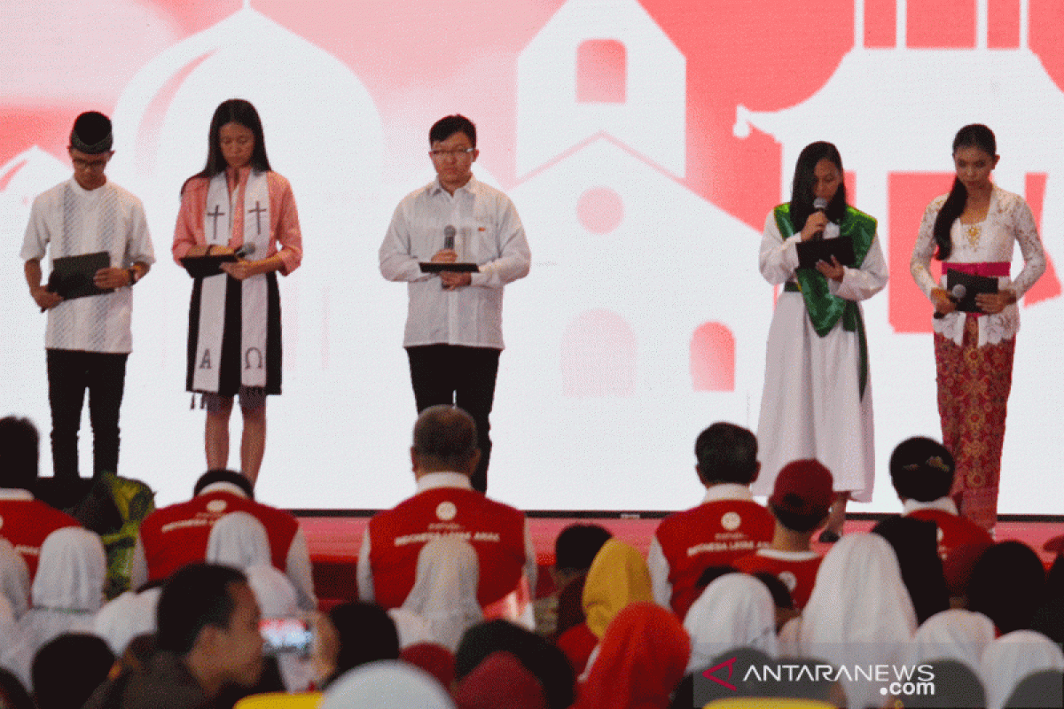 Doa Hari Anak Nasional 2019 dibacakan menurut lima agama
