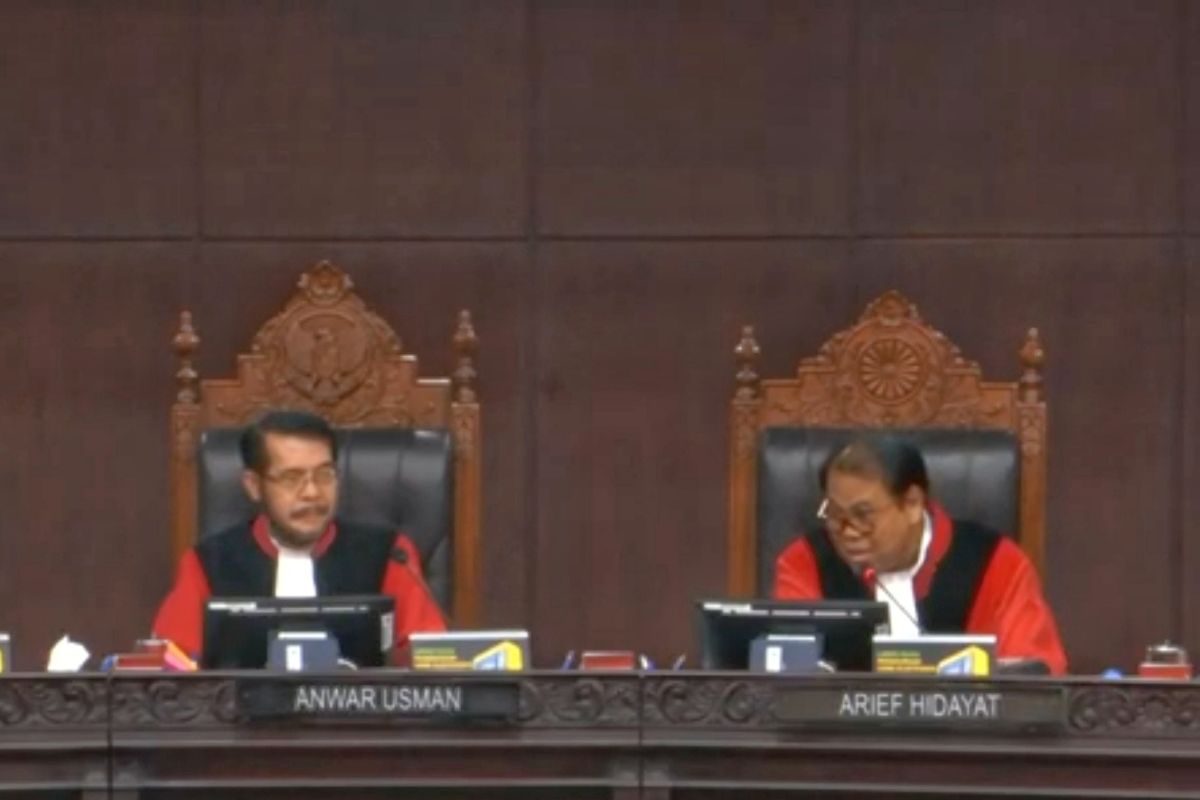 Sidang Pileg, hakim pertanyakan kedudukan saksi PBB