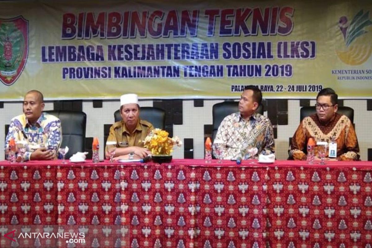 Wujudkan kesejahteraan sosial, Dinsos Kalteng gelar Bimtek LKS