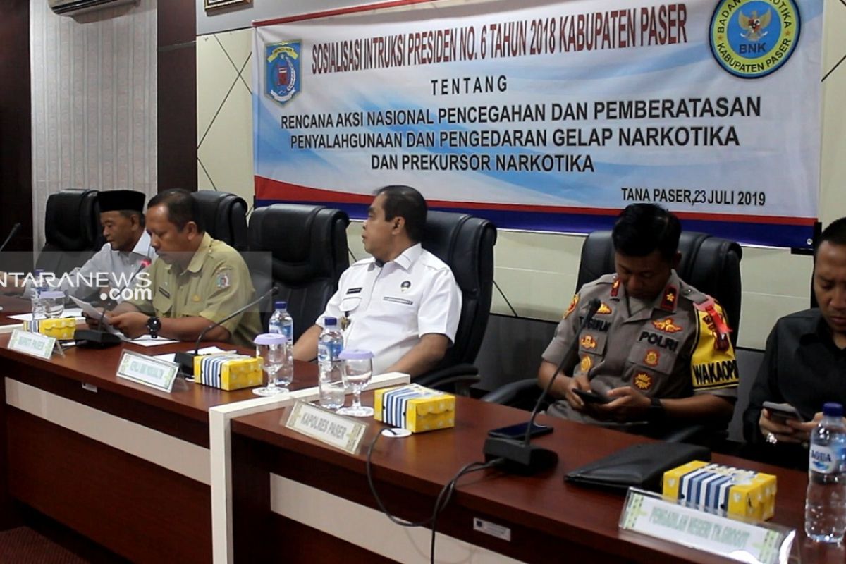 Pemkab Paser Komitmen Berantas Narkoba Mulai Dari ASN