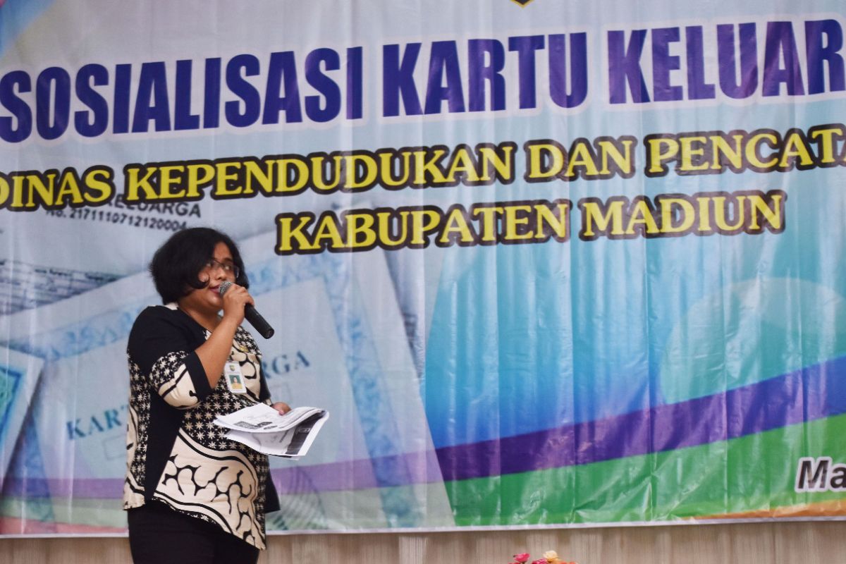 Dispendukpencapil Kabupaten Madiun Gelar Sosialisasi KK (Video)