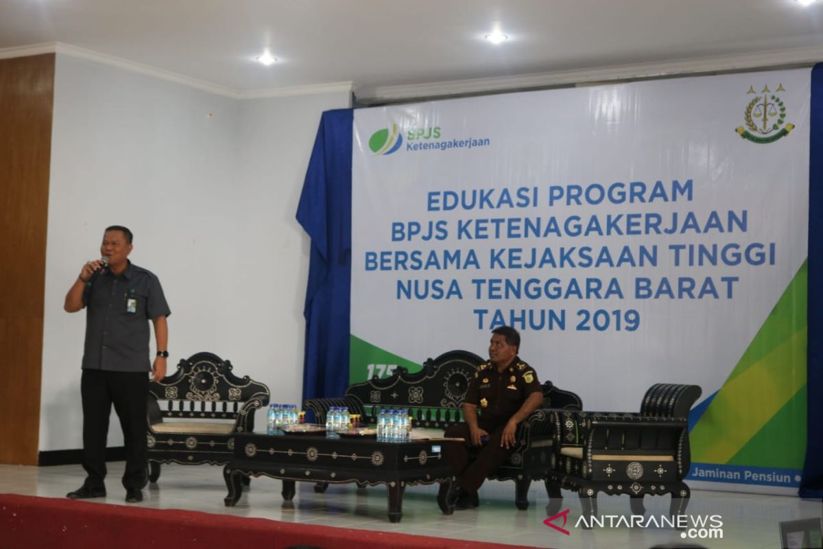 BPJS Ketenagakerjaan NTB menggandeng kejaksaan edukasi badan usaha