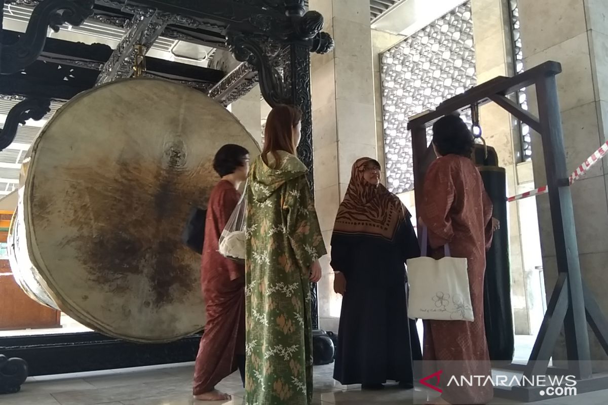 Bedug Masjid Istiqlal yang tak lagi ditabuh