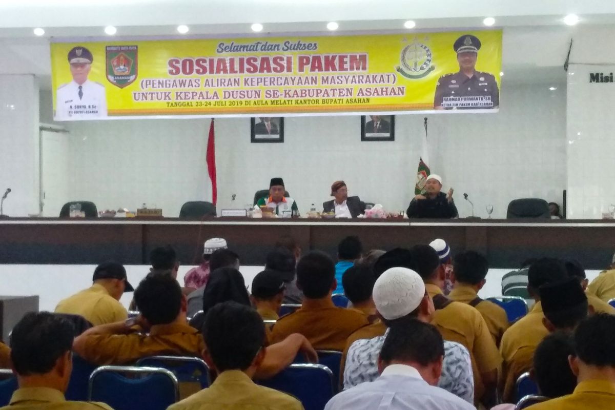 Kepala Dusun di Asahan diminta awasi perkembangan aliran di masyarakat