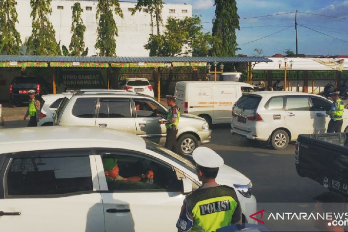 Satlantas Banjarmasin gelar razia kendaraan roda empat