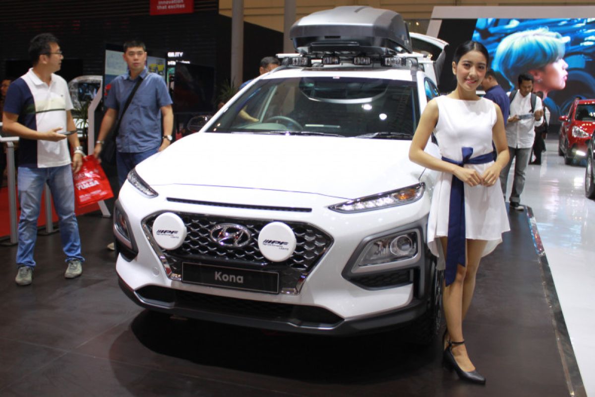 Hyundai pajang Kona modifikasi-Santa Fe head unit baru