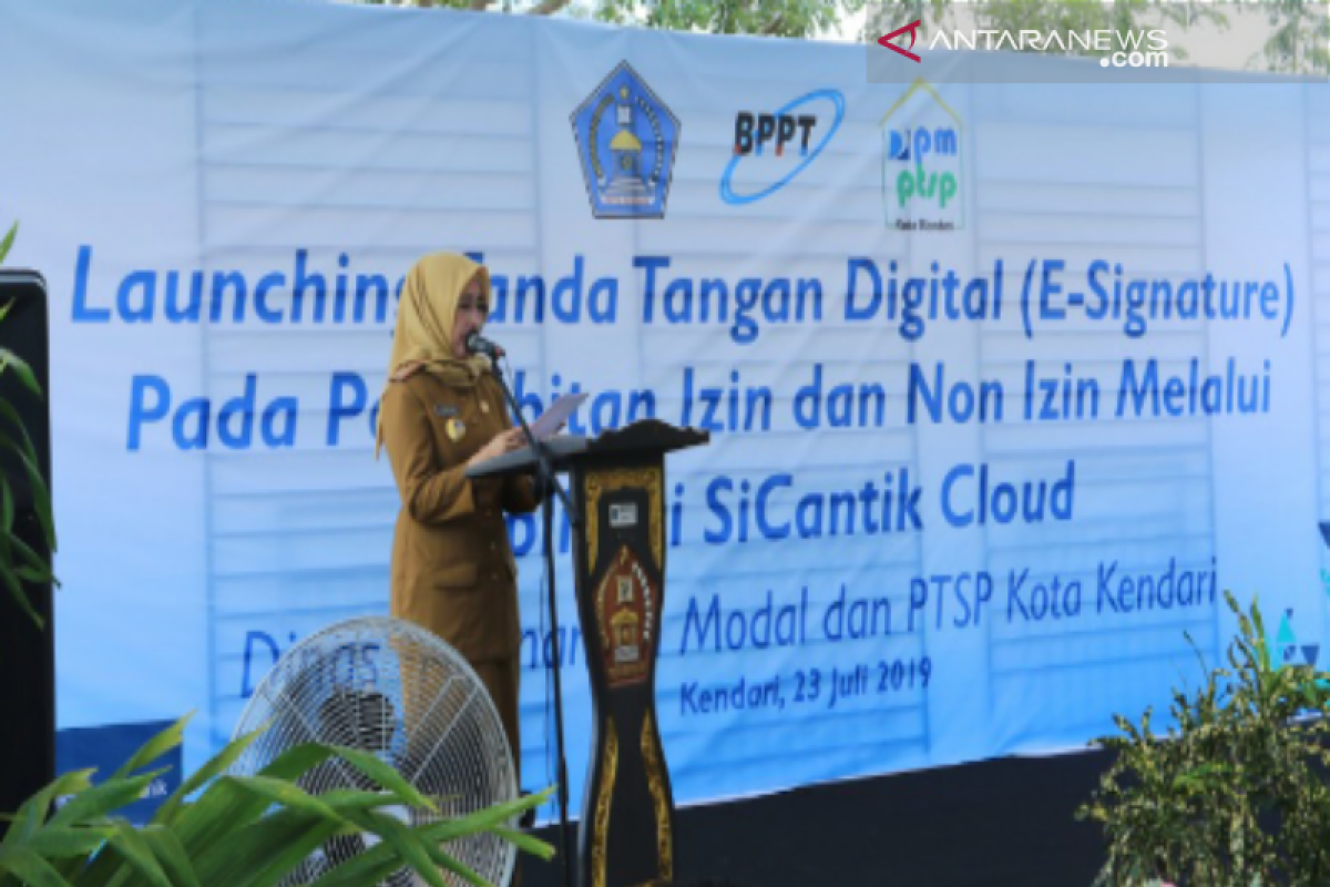 PTSP Kendari luncurkan aplikasi "e-Signature"