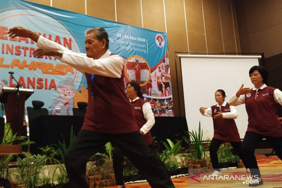 Kemenpora latih 100 instruktur olahraga lansia Bangka Belitung