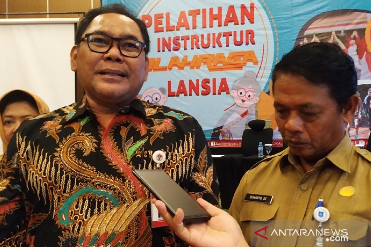 Dorong lansia sehat, Kemenpora gelar festival senam lansia nasional