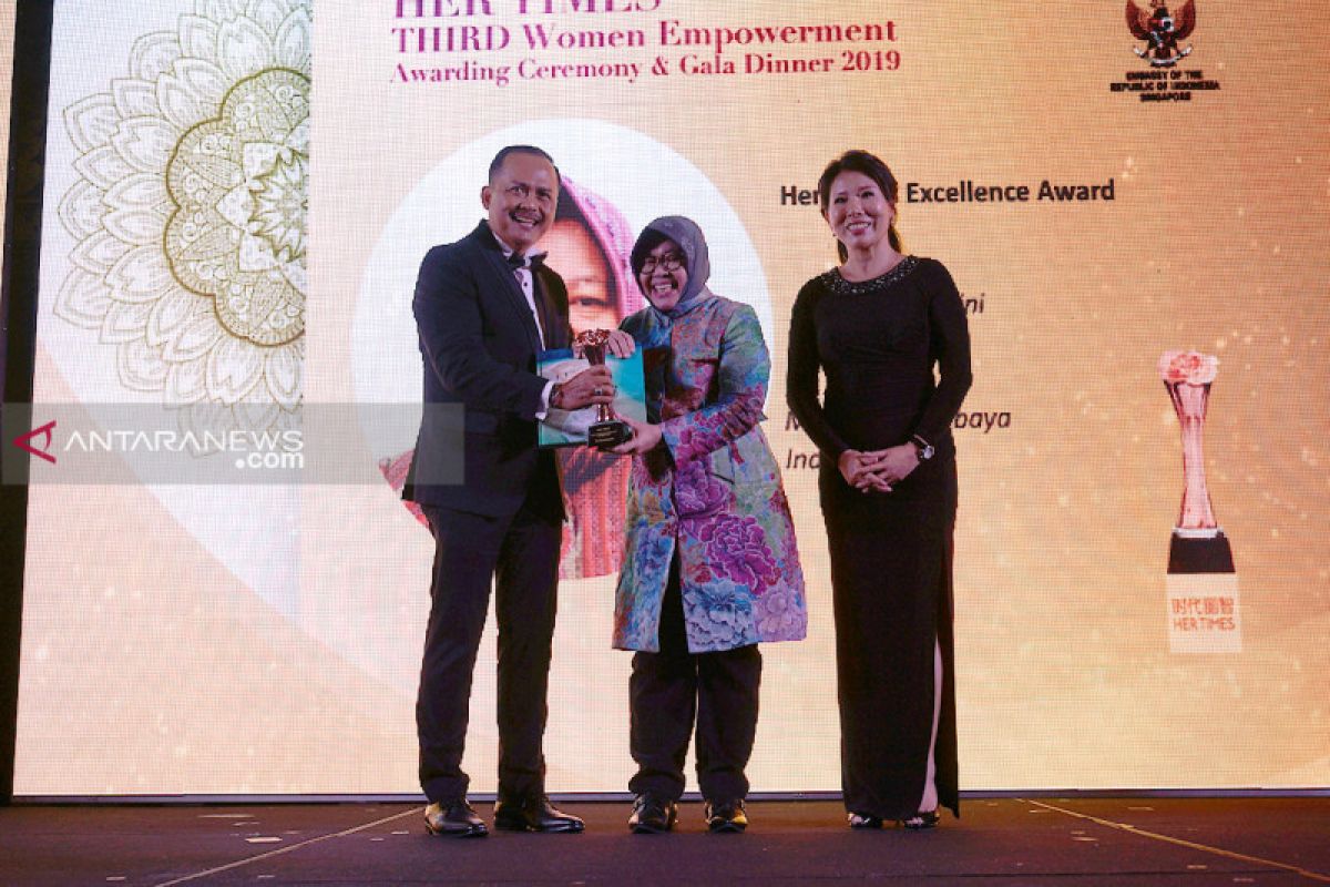 Tri Rismaharini bocorkan kunci raih penghargaan WEA di Singapura
